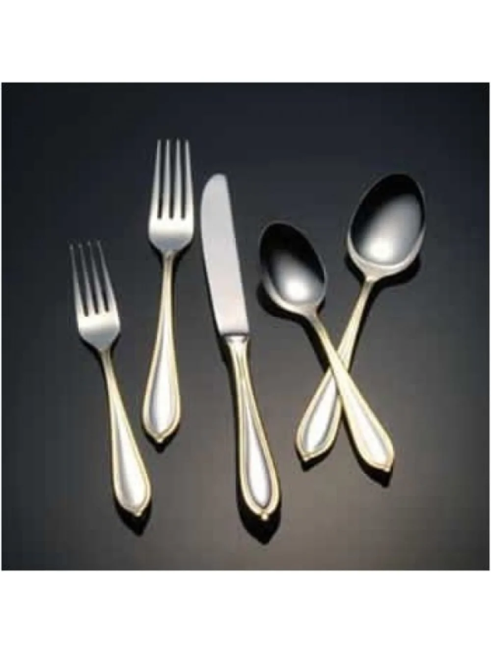 Yamazaki Ariana Gold Accent Flatware - Your Choice Placesettings, sets